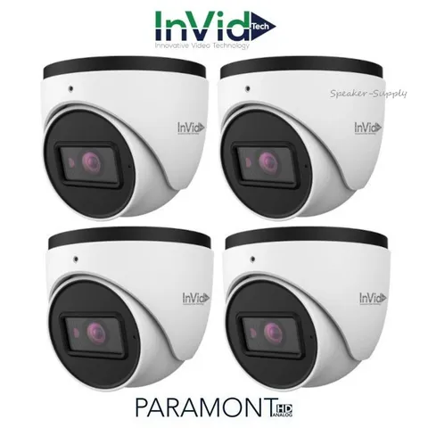 4 InVid PAR-ALLTXIRA28 2 Megapixel Outdoor Turret Camera 2.8mm