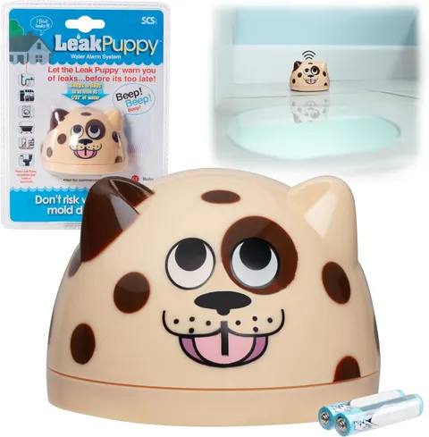 Water Leak Monitoring Sensor with Alarm 1 Pack- Leak Puppy Electronic Flood Dete
