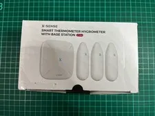 X-SENSE Smart Thermometer Hygrometer with Base Station STH54 STH51 New Open Box