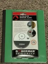 Doberman Security SE-0106 Ultra-Slim Window Alarm, Vibration Trigger, 95dB