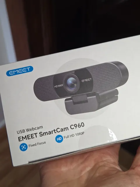 Emeet Smart Cam C960 1080P USB Camera NEW SEALED WebCam Laptop  MS Teams, Zoom
