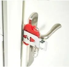 Portable Door Lock Security Device Travel Home Privacy Safety Extra Protection