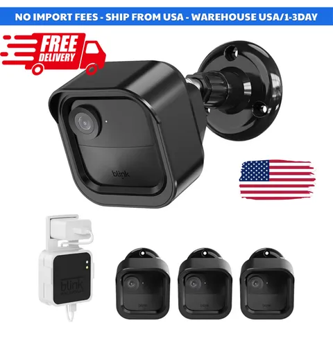 3 Pack All New Blink Outdoor & Indoor Wireless Home Security Camera System Mount