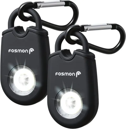 Fosmon Personal Alarm for Women (2-Pack), Self Defense Protection Keychain Safet