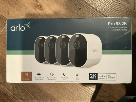 Arlo Pro 5S 2K Spotlight Camera Wireless Home Security Camera with Spotlight