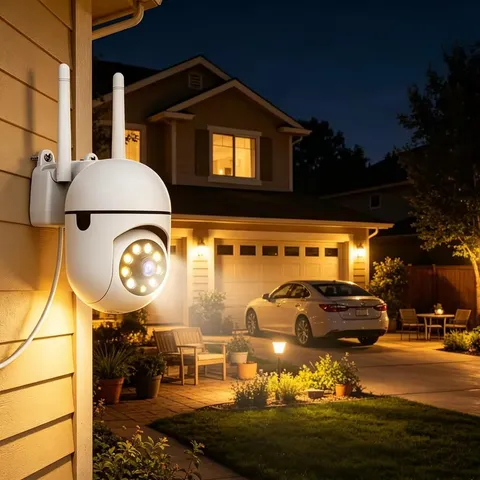 2K Security Camera Dome Rotate 360° View Pan Tilt 5X D-Zoom Motion/Cry Detect Al