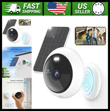 Noorio Wireless Outdoor Security Camera 1080p with Solar Panel & Magnetic Mount