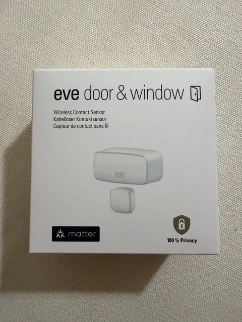 Eve Door & Window Wireless Contact Sensor Works With Apple Home