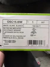 Leviton OSC15-I0W Ceiling Occupancy Sensor Infrared 1500 Sq Ft Open Box
