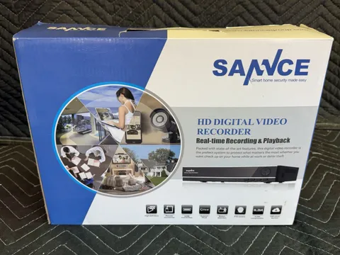 SANNCE 4CH 1080P HD Security DVR Recorder 1TB HDD Hybrid 5-in-1 Open Box DN41CK