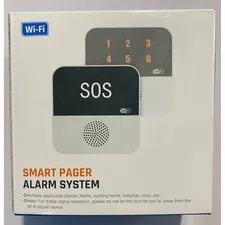 Smart Pager Alarm System WiFi SOS Panic Button for Seniors Home