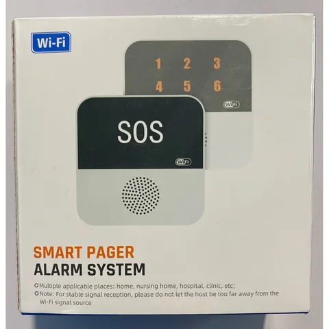 Smart Pager Alarm System WiFi SOS Panic Button for Seniors Home