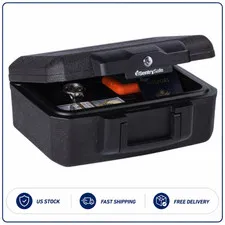 SentrySafe 1200 Fire Resistant Safe Box Key Lock 0.18 Cu Ft Black