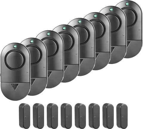 Window Door Alarm, Pool Alarms Black Personal Home Kids Security for House, O...