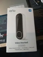 Arlo Doorbell Camera Second Generation Battery And Wired 
