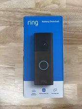 Ring Battery Doorbell newest model Retinal 2K W/ wide-angle video Matte Mocha