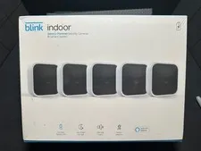 Blink Indoor Battery Powered 5 Camera System 1080 p Wifi in Sealed Box