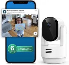 Arlo Essential Indoor Pan Tilt Security Camera 2K (2025 Release) + 6 Months of S