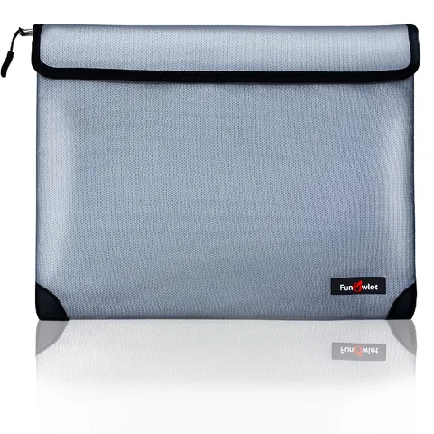 Funowlet Fireproof Waterproof Money Document Bag - 4200F Heat Insulated Safe