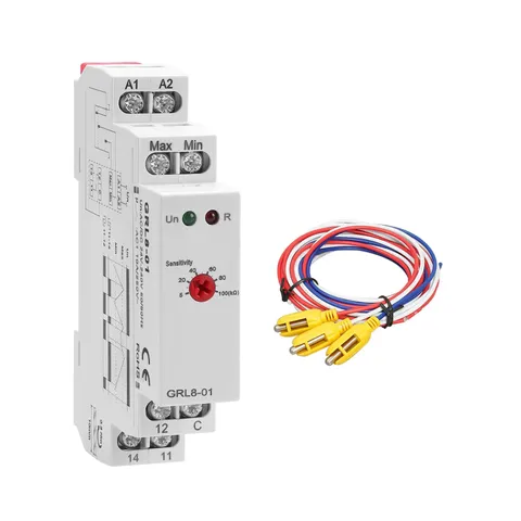 Water Level Control Relay 10A GRL8-01 AC/DC 24V-240V Liquid Level Control Rel...