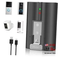 New V4 Battery for Ring-Doorbell-Camera 2/3/4/3+/3plus, Stick-Up Cam (2nd &