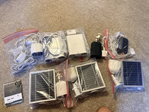 Arlo Security Camera System- 6 Cameras And Solar Panels