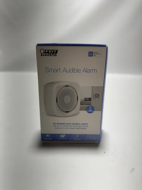 Feit Electric Smart Indoor Wi-F Audible Home Security Alarm with Flashing Lights