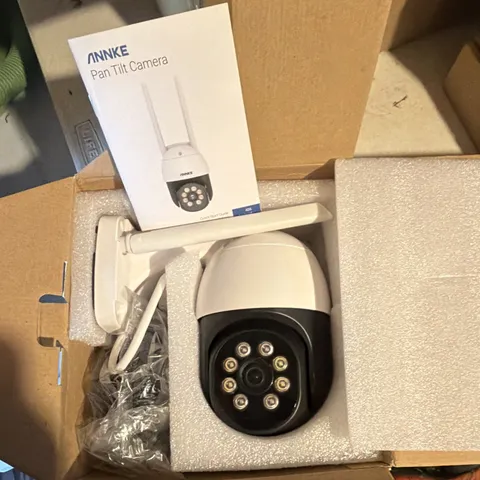 ANNKE PTZ Wi-Fi IP Camera 1080p Night Vision Indoor/Outdoor Google White/Black