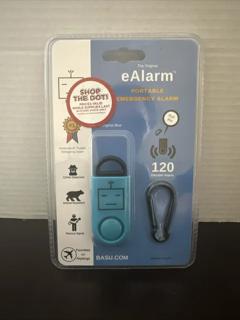 BASU eAlarm Personal Alarm & Safety Wearable Device Portable Emergency Alarm New