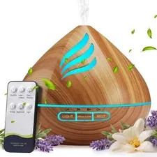 Essential Oil Scent Diffuser: 500ML Aroma Diffuser for Home Bedroom - 14 Colors
