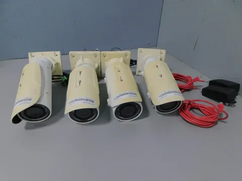 Lot of 4x Cisco CIVS-IPC-8400 PoE Security Camera Outdoor HD Full-Functioned 5MP