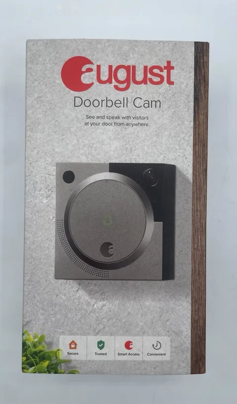 August Doorbell Cam Silver (AUG-AB01-M01-S01) - Used
