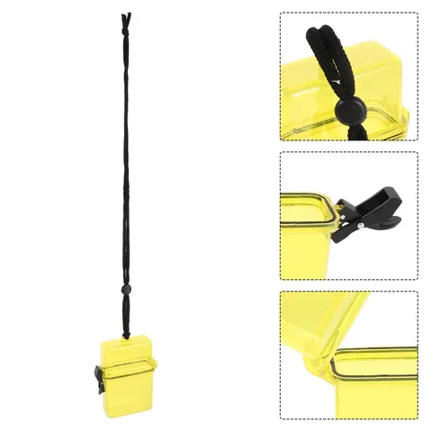 Diving Seal Box Dry Storage Case: Waterproof Floating Box with Lanyard & Latch