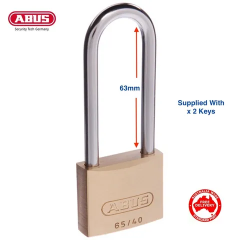 ABUS Keyed Alike Padlocks Abus Padlock-Free Postage! -6540HB63