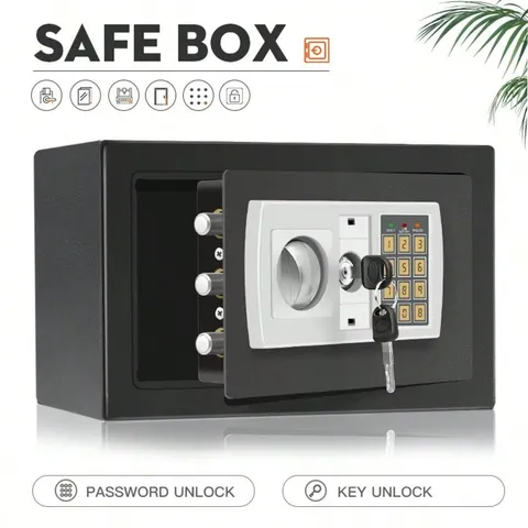 Large Digital Safe Keypad Lock Manual Override Cash Jewelry Home Office