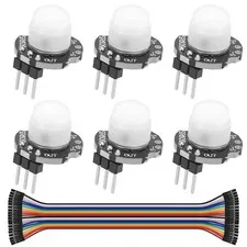 6 PCS SR602 PIR Motion Sensor IR Infrared Detector Pyroelectric Probe Arduino