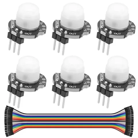 6 PCS SR602 PIR Motion Sensor IR Infrared Detector Pyroelectric Probe Arduino