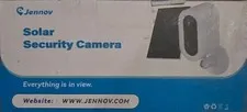 1-Jennov Solar Security Camera Outdoor With Solar Panel N.O.S.