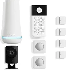 9 Piece Wireless Home Security System W/Hd Camera - Optional 24/7 Professional M