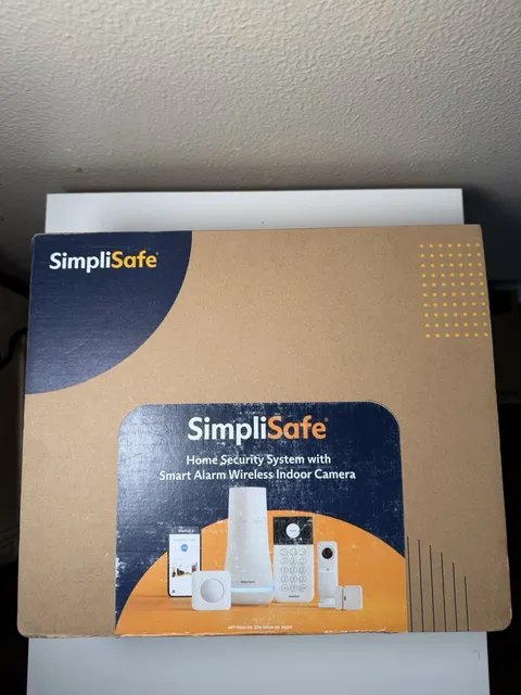 SEALED - SimpliSafe 8 Piece Wireless Home Security With Cameras