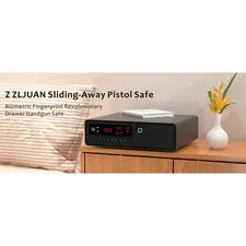 Z ZLJUAN Biometric Fingerprint Slide-Away Handgun Safe
