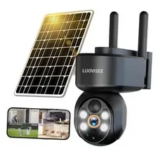 2K Solar Security Camera Wireless Outdoor,WiFi Cameras for Home Security 1PACK