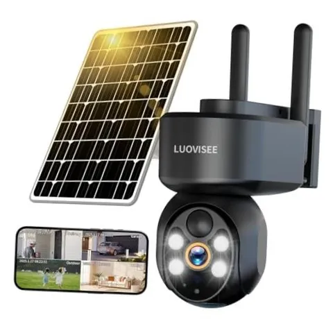 2K Solar Security Camera Wireless Outdoor,WiFi Cameras for Home Security 1PACK