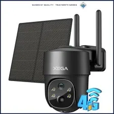 Water Resistant 4G Security Camera for Outdoor Use with Wall Mount Installation