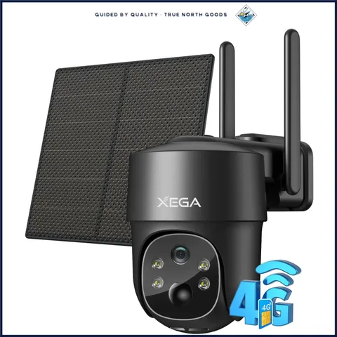 Water Resistant 4G Security Camera for Outdoor Use with Wall Mount Installation