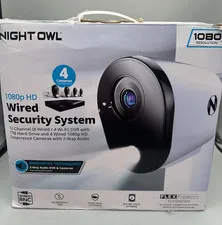 Night Owl FTD 1080p HD Wired Security System 12CH 1TB DVR & 4 Cameras