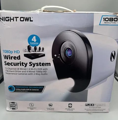 Night Owl FTD 1080p HD Wired Security System 12CH 1TB DVR & 4 Cameras