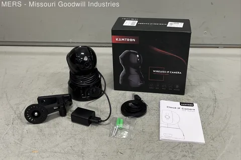 Kamtron 826 Wireless IP Camera Cloud Home Security System With Box Accessories