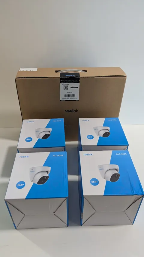 Reolink 4K Security Camera System with 4x Cameras + 8 Channel NVR