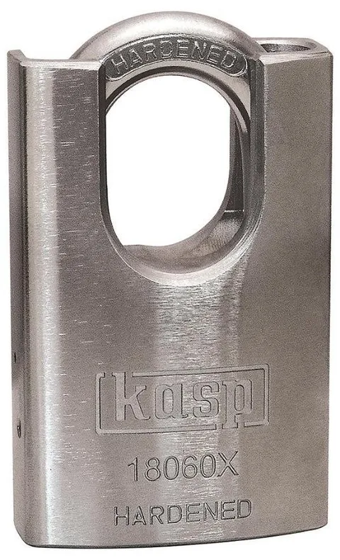 60mm Hardened Steel Lock With Closed Bow - K18060XD